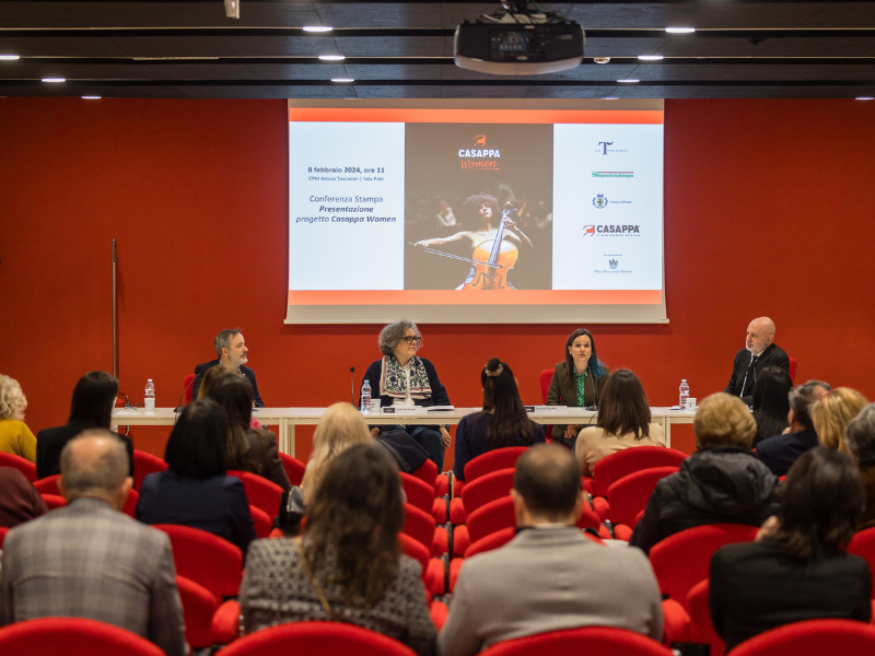 Tavola rotonda e concerto per il progetto La Toscanini & Casappa Women