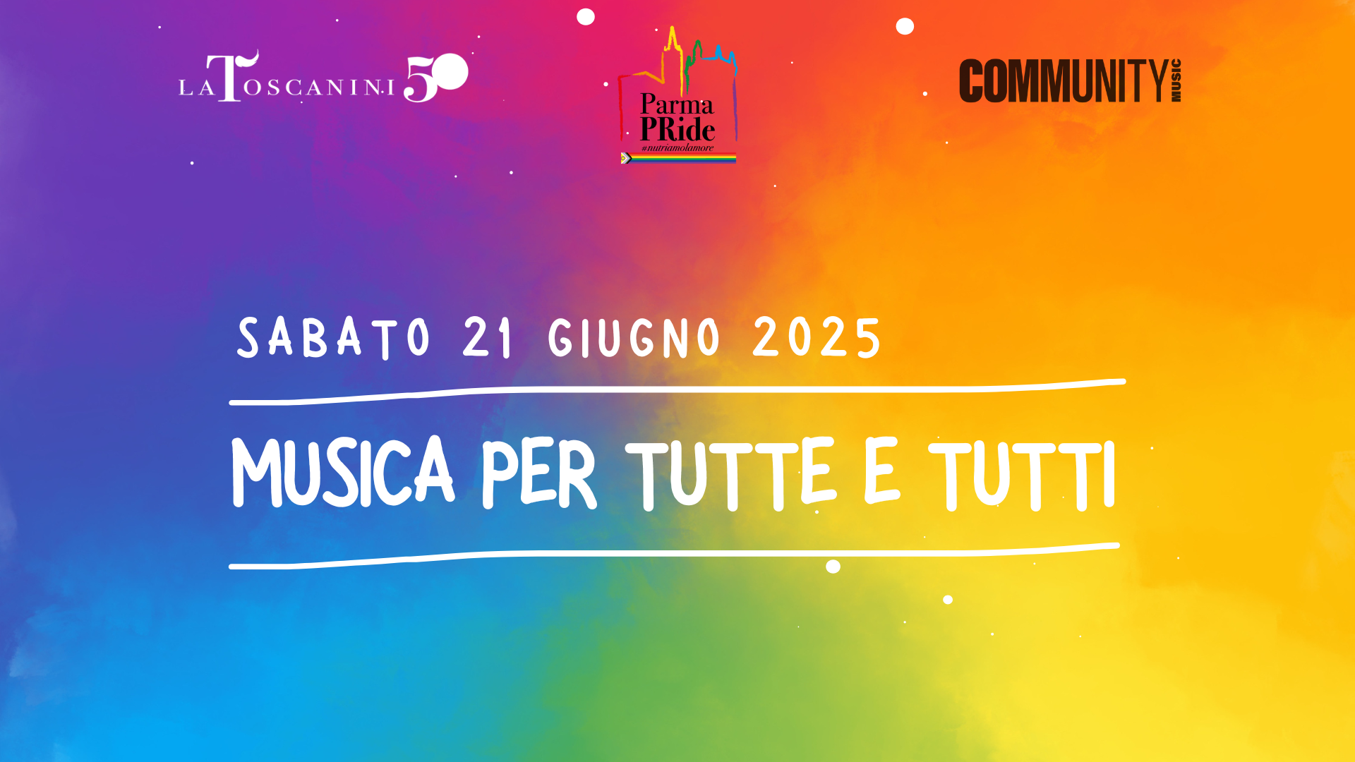 La Toscanini per il Parma PRide: Musica per tutte e tutti