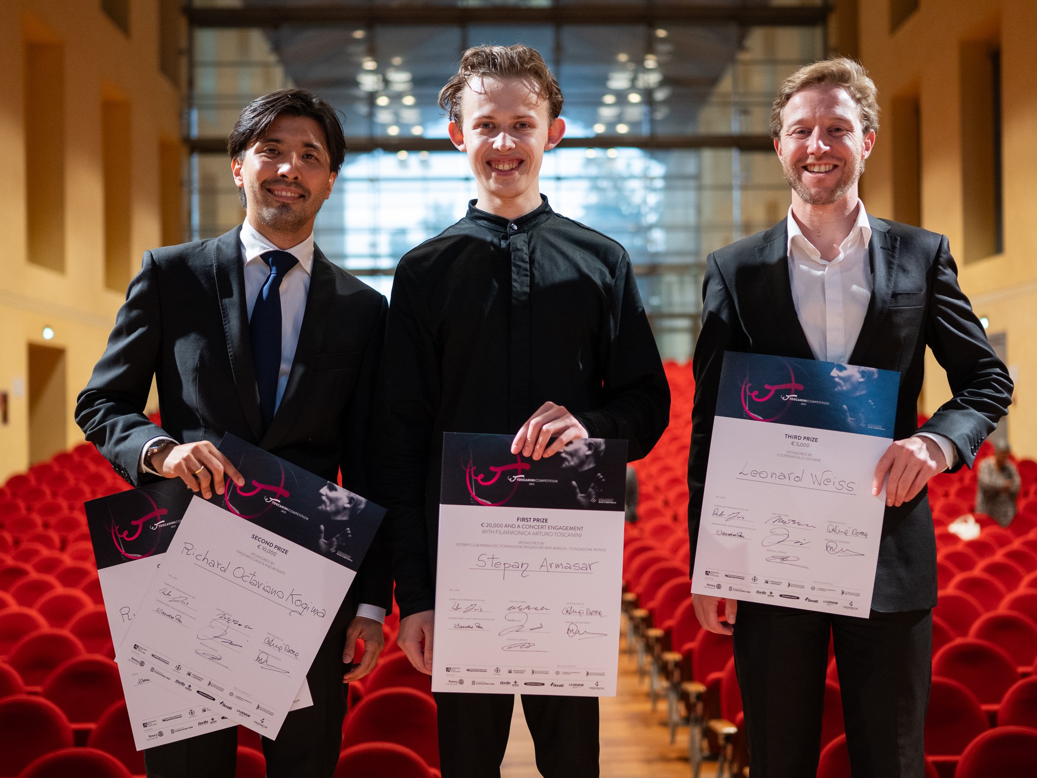 Parma incorona il vincitore della XII edizione della Toscanini Competition